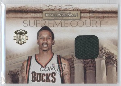 2009 Panini Court Kings Supreme Memorabilia /299 Brandon Jennings Rookie RC 0i0