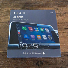 AI BOX AI1K Wireless CarPlay Adapter w/ Android Auto, Bluetooth, Wi-Fi, GPS