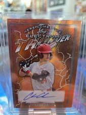 2024 LEAF ELECTRUM CHARLIE CONDON 19/49 AUTO BRONZE HERE COMES THUNDER AUTOGRAPH