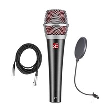 sE Electronics V7 Supercardioid Dynamic Handheld Vocal Microphone - Bundle wi...
