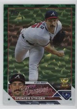 2023 Topps Series 2 Green Foil 319/499 Spencer Strider #602 1t3