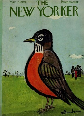 1959 New Yorker March 14 - First Spring Robin - Birnbaum; Philip Roth Defender