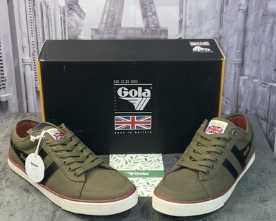 Gola Men s Comet Trainers Khaki/Black Fashion Sneakers Size 10