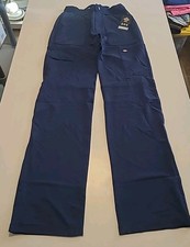 NWT Dickies Dynamix Scrubs Men's Zip Fly Cargo Tall Pant DK110T XS Navy