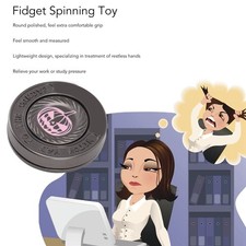 Fidget Toy Evil Pumpkin Round Lightweight Stress Relieving EDC Desk Toy