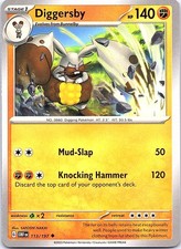 Diggersby Obsidian Flames 113/197 Uncommon Pokemon Near Mint Pokemon Card