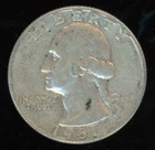 1961 P Washington Quarter KM#164  0.900 Silver 0.1808 oz Act. Silver Weight