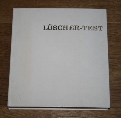 Lüscher-Test. Max Lüscher. 11. Auflage 1974. Psychologie der Farben. 52992