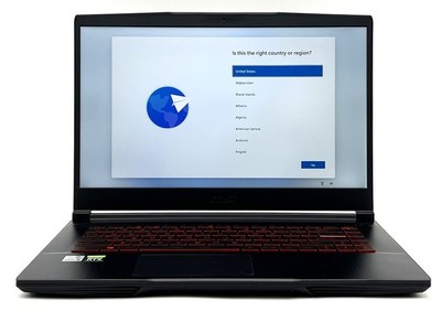 MSI GF66 Thin 10UE-213US 15.6'' FHD - i5-10500H - 8GB RAM - RTX 3060 - 512GB SSD