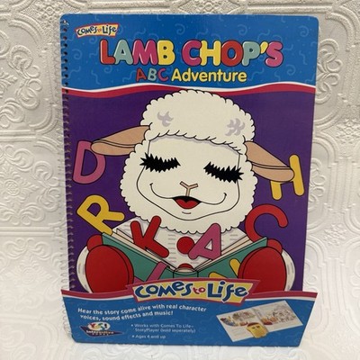 Lamb Chops ABC Adventure Comes To Life Interactive Talking Book 1994 ~ No Player