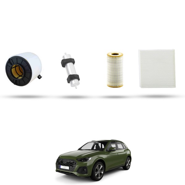 Hoffcar Inspektionskit Kompatibel Mit Audi Q5 II (Fyb,Fyg) 50 Tfsi Hybrid 210 Kw-image