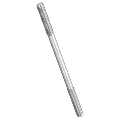 METALLIXITY Double End Threaded Stud Screw(M6 x 140mm) 6Pcs, Equal Thread Len...