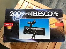 Tasco 200 Power Telescope Model 302132, Astronomical Reflector Telescope