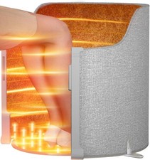 Under Desk Heater Electric Foot Warmer Portable Space Heater w/ Heated Floor Mat