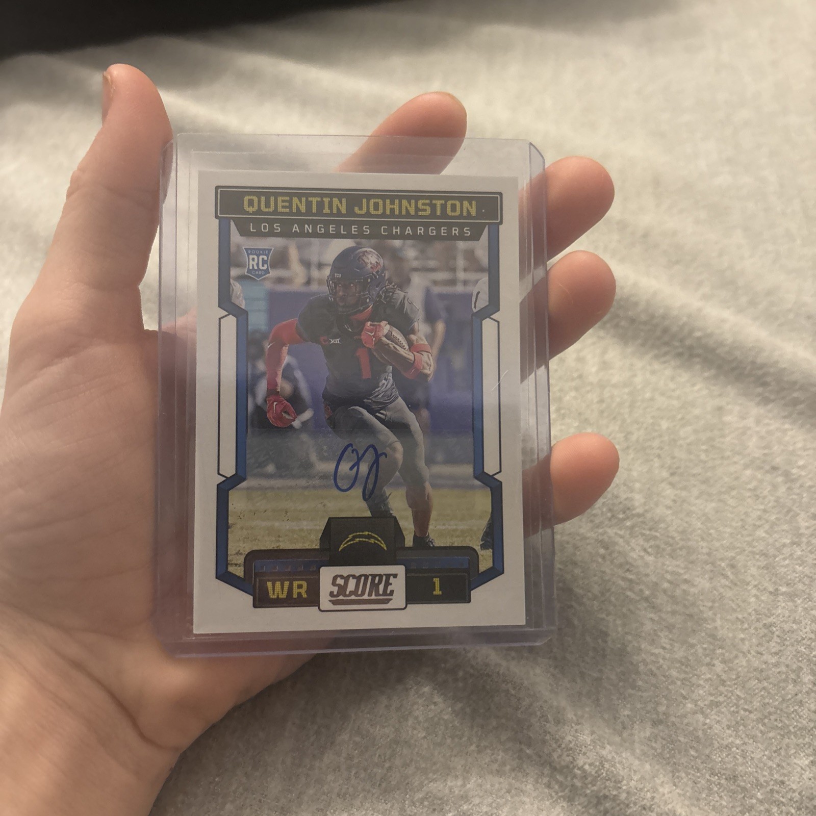 2023 Score - Rookies Quentin Johnston #345 Signatures (AU, RC)