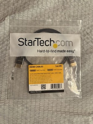 Startech HDMI Cable 3 Foot High Speed HDMI Cable
