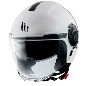 MT Viale Open-Face Motorcycle Helmet Pearl White
