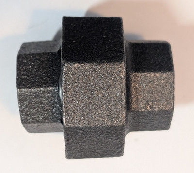 Ward/Anvil Threaded Black Malleable Iron 3/4  Union Fitting