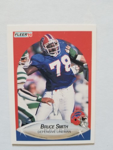 Bruce Smith #121 1990 Fleer card