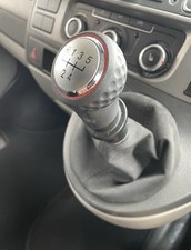 VW T5 Camper Black Genuine Alcantara Gear Gaitor Material