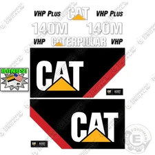 Fits Caterpillar 140M Decal Kit Scraper Motor Grader - 7 YEAR 3M VINYL!