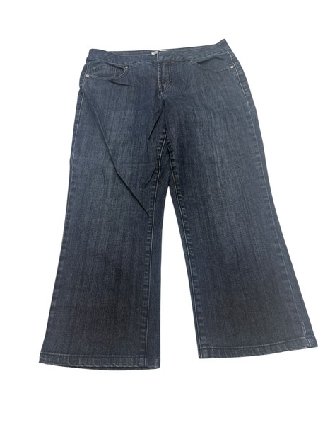 Regatta Womens Size 12 Blue Crop Jeans Good Condition