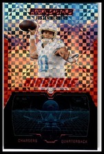 2025 Panini Rookies & Stars #5 Justin Herbert Airborne Red Plaid