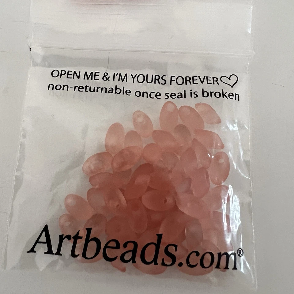 Lote de cuentas Miyuki Magatama surtidas 4 x 7 mm plata, turquesa, transparente 7 paquetes Foto 2 de 4