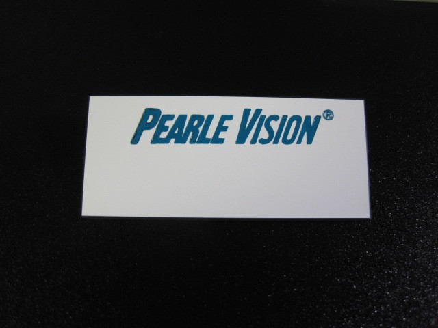 PEARL VISION Uniform employee Name badge! WHITE