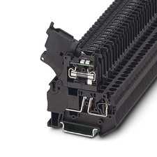 2pcs PHOENIX ST 4-HESILED 24 (5X20) Fusibile Terminale Modulare Nero Nuovo ✦KD #md