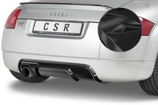 Heck Ansatz Spoiler Tuning Diffusor Glossy für Audi TT 8N HA248-G