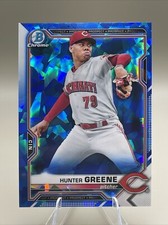2021 Bowman Chrome Sapphire Edition Prospects BCP-175 Hunter Greene ~ Cincinnati