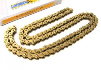 Kette 415 130 Glieder Gold für Hercules Prima 2 3 4 5 6 S, KX5, Sachs 504 505