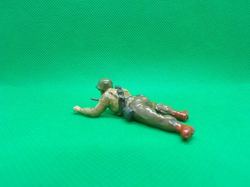 TIMPO AMERICAN US USA GI WW2 WWII METAL SOLDIER 1-32 54MM INFANTRY CRAWLING 2 - Picture 5 of 10