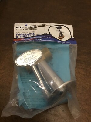Blue Flame Fireplace/Firepit Straight Gas Valve Kit BF.S.PC.HD - Polished Chrome
