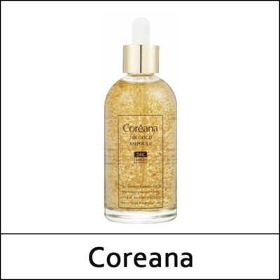 Coreana 24k Gold Ampulle 100ml, Hautelastizität, Koreanische Kosmetik, Beauty, Probe