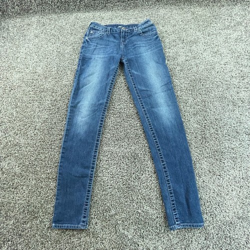 True Religion Pants Girls 14 Blue Denim Jeans Skinny Outdoors Youth Kids 26X27