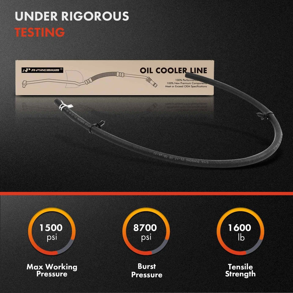 New Transmission Oil Cooler Line Lower for Ford E-150 Club Wagon E-250 Econoline - Image 3 of 4