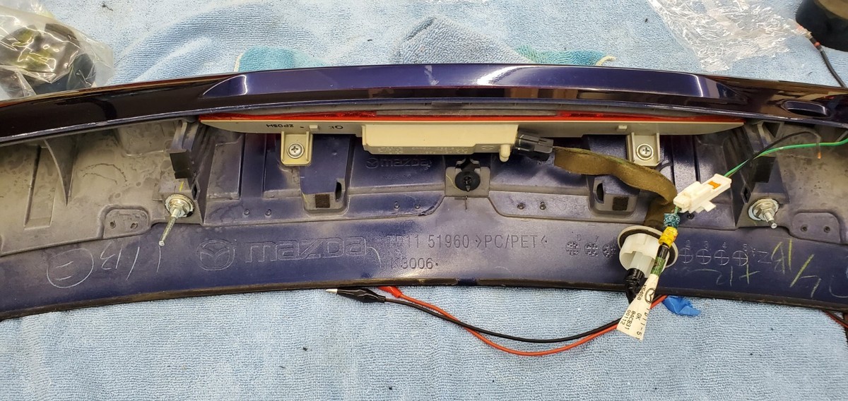 2007-2015 Mazda CX-9 Spoiler TD11-51-960K-12 Stormy Blue Color 35J