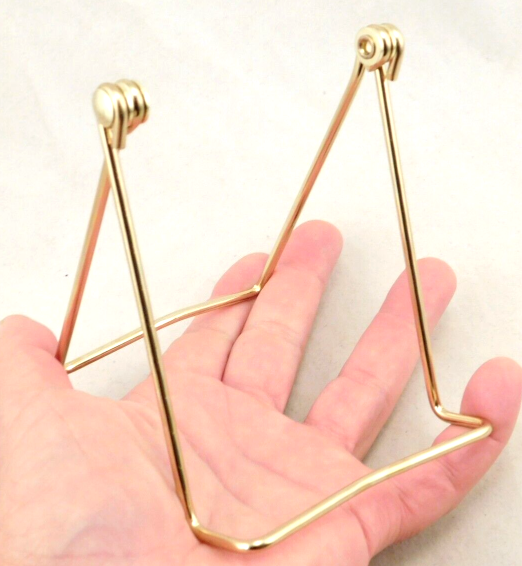 Easel Display Stand Gold Color Adjustable Medium Sized