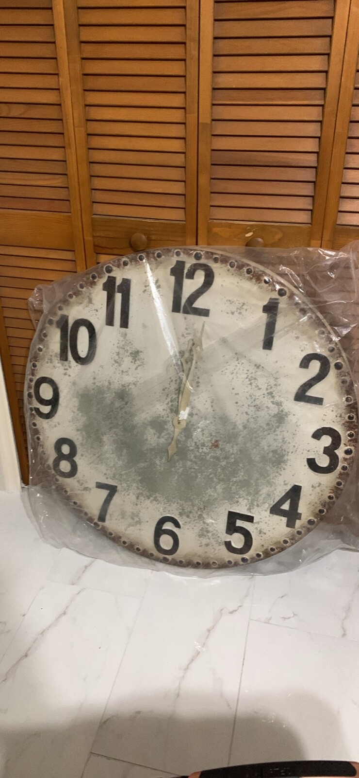 cooper classic lara 36" over size wall clock