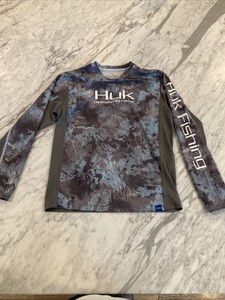 Huk Youth Large Multicolor Fishing Shirt Long Sleeve Ebay