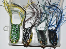 booyah poppin' pad & pad crasher jr 4 pack kit frog topwater junior assortment