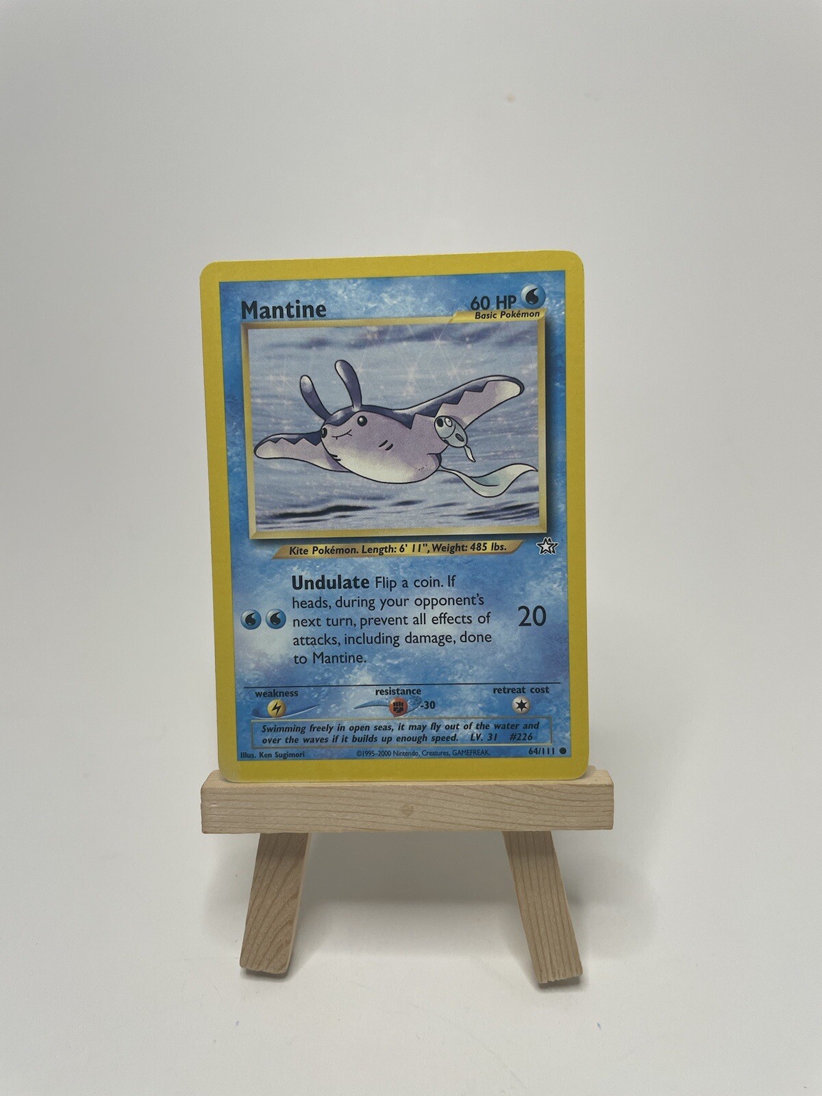 Pokémon TCG Mantine Neo Genesis 64 Regular Unlimited Common