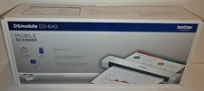 Brother - DS-640 Compact Mobile Document Scanner - White (NEW OPEN BOX)