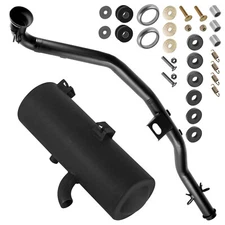 Exhaust Muffler & Pipe Kit fits Polaris Sportsman 500 / 500 HO 01-07 Except 6x6
