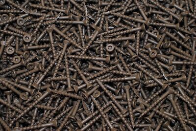 (2300) Torx T20 Star Flat Head 8 x 1-5/8 Deck Screw ACQ Lumber Wood Type 17
