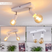Decken Leuchte Küchen Wohn Zimmer Lampen Flur Strahler weiß verstellbar Vintage