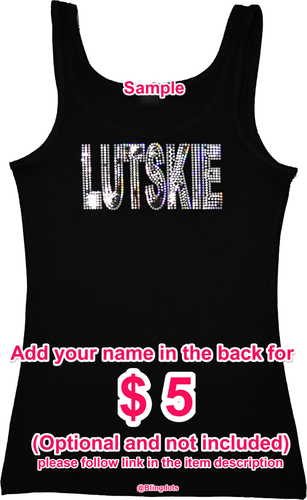 Minnesota Bling Tank Top sequins glitter sparkly Shirt - Foto 5 di 5