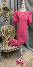 NWT Pink Eyelet Dress Size M , Pink Sandals Size 8 , Jewelry And Bag